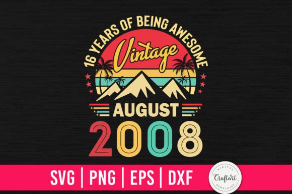 Download Vintage 2008 August 16th Birthday Gifts - 2008 Collection