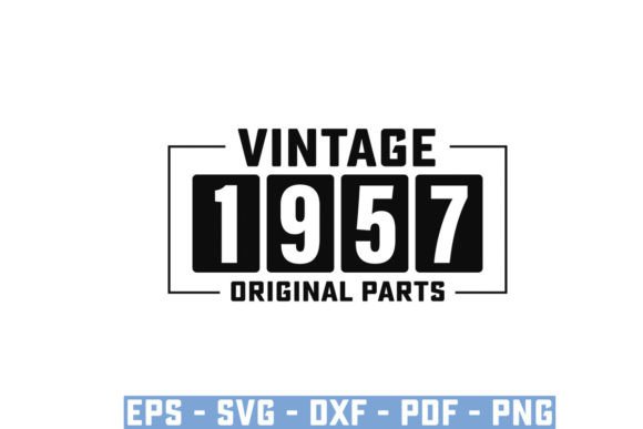 Download Vintage 1957 Original Parts Funny Svg - 1957 Collection
