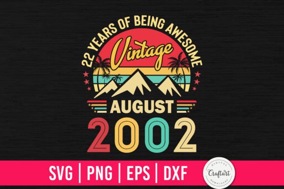 Download Vintage 2002 August 22th Birthday Gifts - 2002 Collection